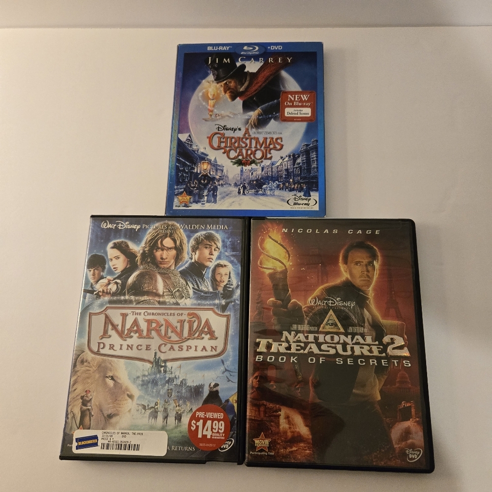 Lot Of 3 Disney DVDs‎ or Blu-ray Discs